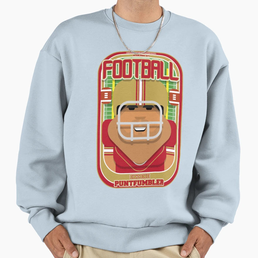 American Football Red And Gold Sweatshirt - Fun Novelty Design Unisex - T-Shirt, Sweatshirt, Hoodie