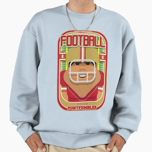 American Football Red And Gold Sweatshirt - Fun Novelty Design Unisex - T-Shirt, Sweatshirt, Hoodie