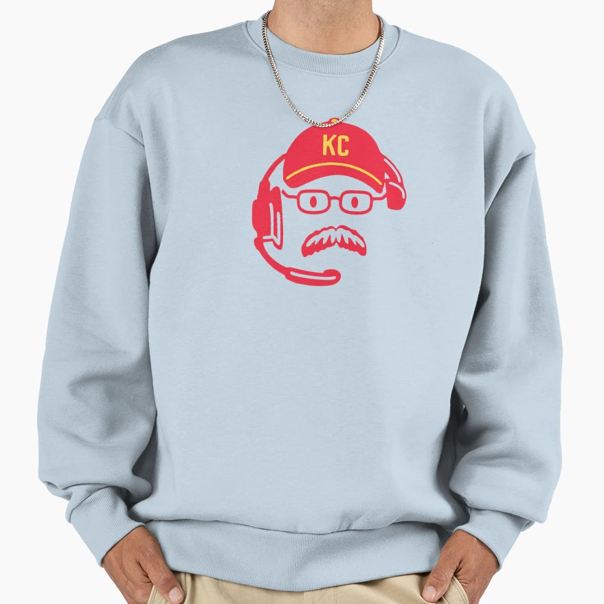 Kansas City Chiefs Andy Reid Sweatshirt - Graphic Print for Adults - T-Shirt, Sweatshirt, Hoodie