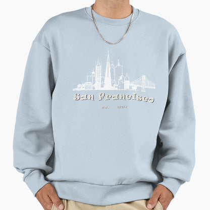 San Francisco California Sweatshirt - Trendy Graphic Men Women - T-Shirt, Sweatshirt, Hoodie