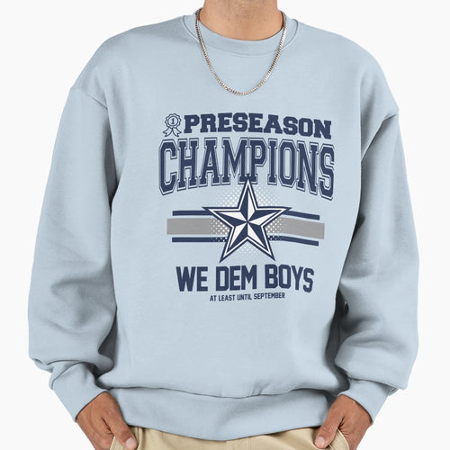 Preseason Champs Sweatshirt - Unique Graphic Men Women - T-Shirt, Sweatshirt, Hoodie
