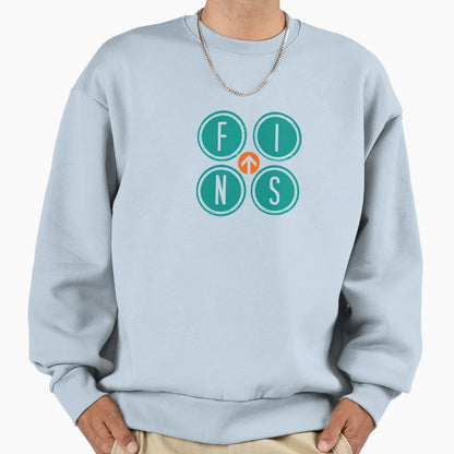 Fins Up Sweatshirt - Trendy Graphic for Adults - T-Shirt, Sweatshirt, Hoodie