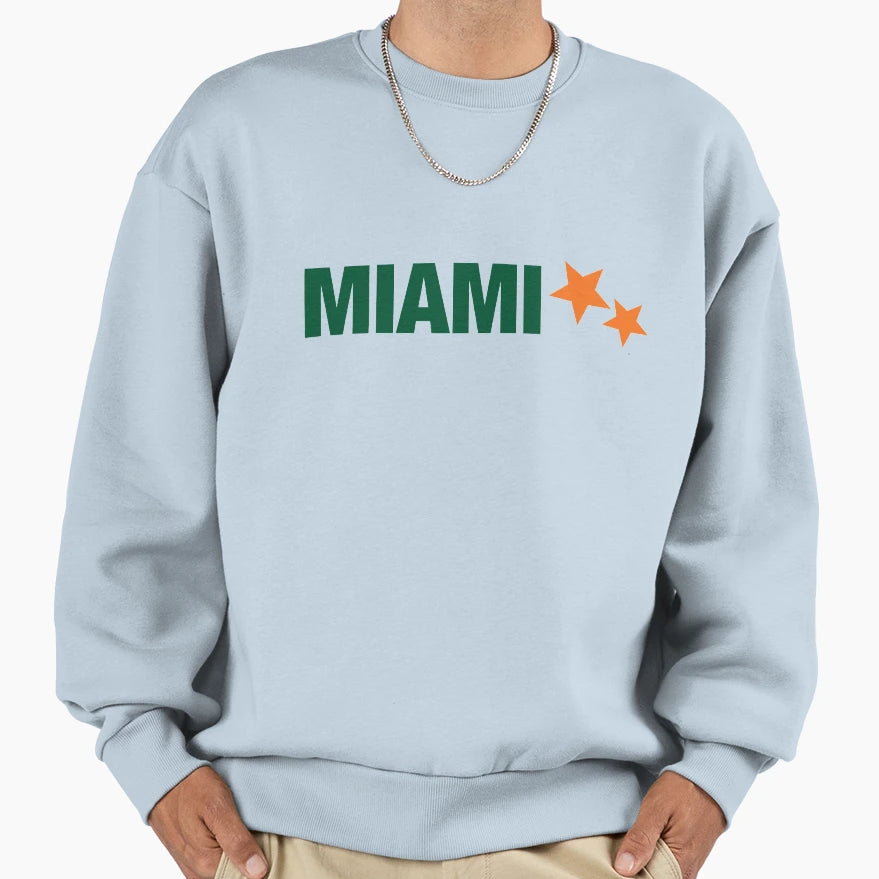 University Miami Sweatshirt - Streetwear Style for Adults - T-Shirt, Sweatshirt, Hoodie