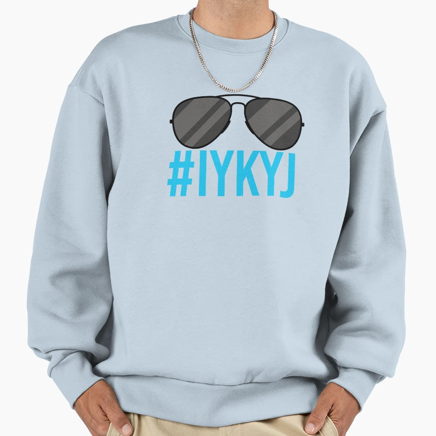Iykyj Sweatshirt - Minimalist Print for Adults - T-Shirt, Sweatshirt, Hoodie
