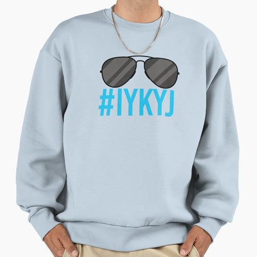 Iykyj Sweatshirt - Minimalist Print for Adults - T-Shirt, Sweatshirt, Hoodie