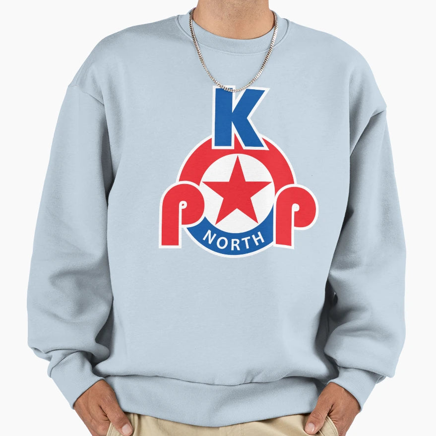 K Pop North Sweatshirt - Custom Art Print Men Women - T-Shirt, Sweatshirt, Hoodie