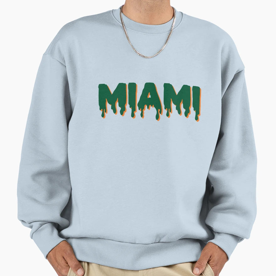 University Miami Sweatshirt - Casual Everyday Wear Men Women - T-Shirt, Sweatshirt, Hoodie