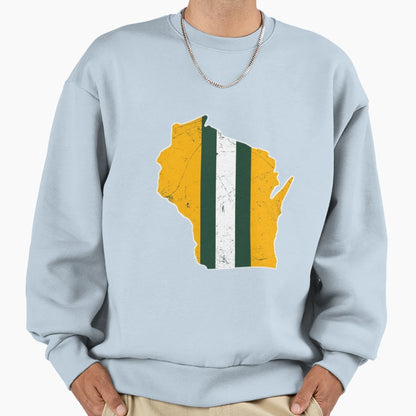 Green Bay Helmet Sweatshirt - Graphic Print Unisex - T-Shirt, Sweatshirt, Hoodie