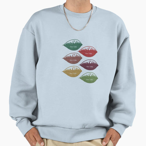 New York Skyline Sunrise Sweatshirt - Custom Art Print for Adults - T-Shirt, Sweatshirt, Hoodie