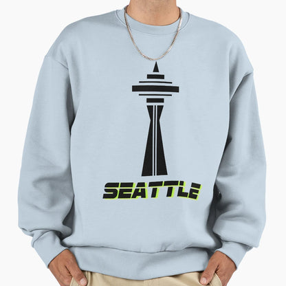 Seattle Space Needle Sweatshirt - Streetwear Style Unisex - T-Shirt, Sweatshirt, Hoodie