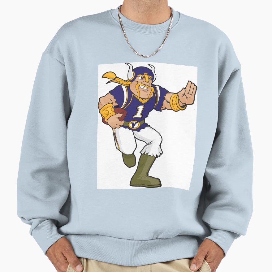 Vikings Football Sweatshirt - Graphic Print for Adults - T-Shirt, Sweatshirt, Hoodie