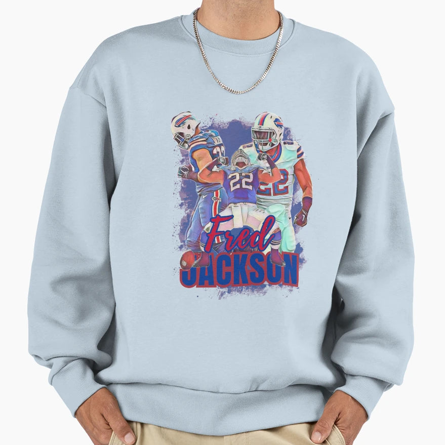 Fred Jackson Sweatshirt - Custom Art Print Unisex - T-Shirt, Sweatshirt, Hoodie