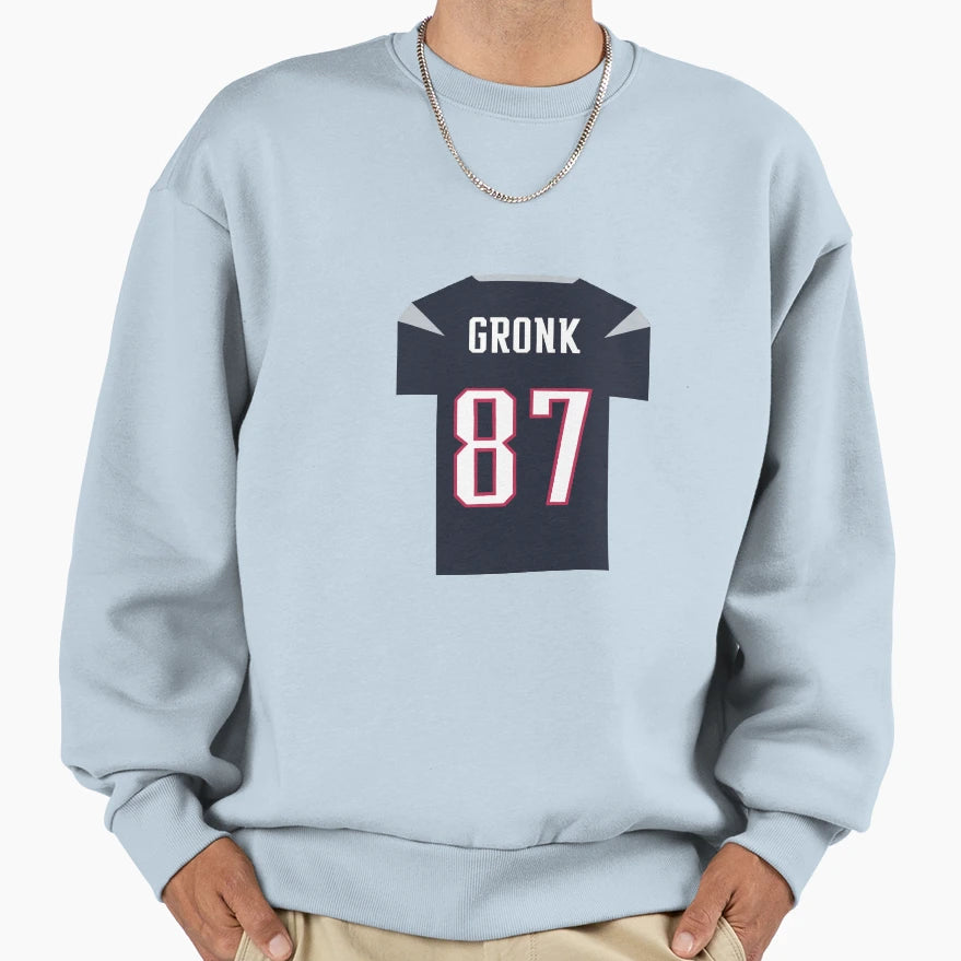 Rob Gronkowski Jersey Sweatshirt - Minimalist Print Men Women - T-Shirt, Sweatshirt, Hoodie