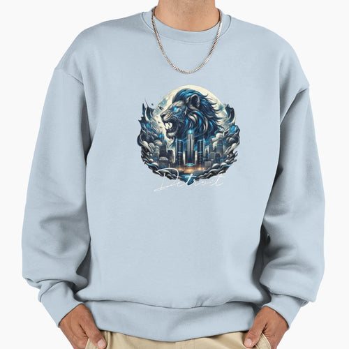 City Lion Sweatshirt - Unique Graphic Unisex - T-Shirt, Sweatshirt, Hoodie