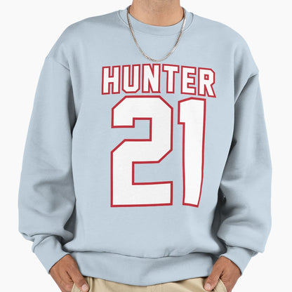 Scott Hunter 21 Hockey Jersey Sweatshirt - Minimalist Print for Adults - T-Shirt, Sweatshirt, Hoodie