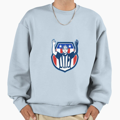 American Football Referee Sweatshirt - Aesthetic Graphic Men Women - T-Shirt, Sweatshirt, Hoodie
