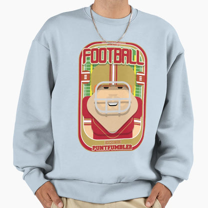 American Football Red And Gold Sweatshirt - Novelty Apparel for Adults - T-Shirt, Sweatshirt, Hoodie