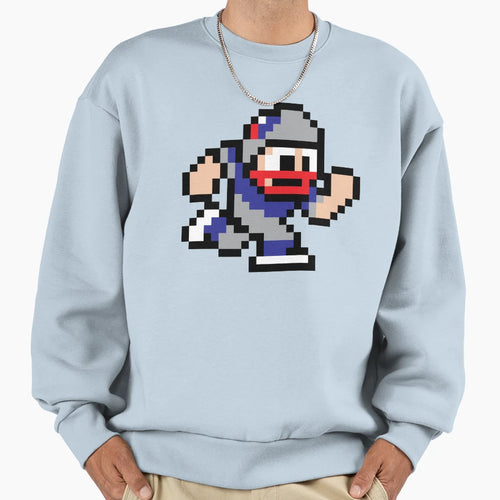 8 Bit Player New England Patriots Sweatshirt - Aesthetic Graphic for Adults - T-Shirt, Sweatshirt, Hoodie
