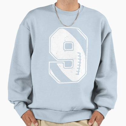 Football 9 Sweatshirt - Graphic Print Men Women - T-Shirt, Sweatshirt, Hoodie