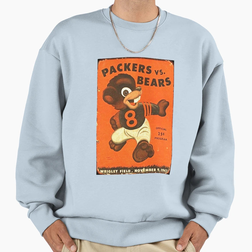 Antique Packers Vs Bears Sweatshirt - Fun Novelty Design Men Women - T-Shirt, Sweatshirt, Hoodie