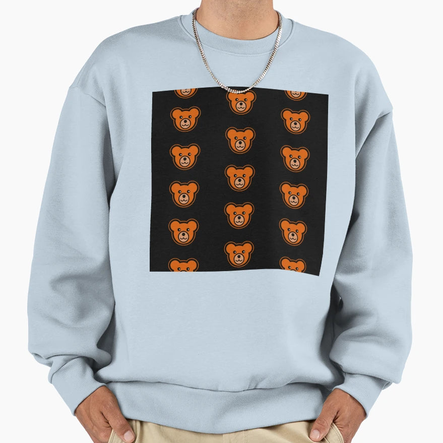 Teddy Bears Black Background Sweatshirt - Novelty Apparel Men Women - T-Shirt, Sweatshirt, Hoodie