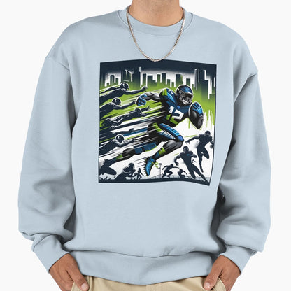 Seattle Football Sweatshirt - Casual Everyday Wear Unisex - T-Shirt, Sweatshirt, Hoodie
