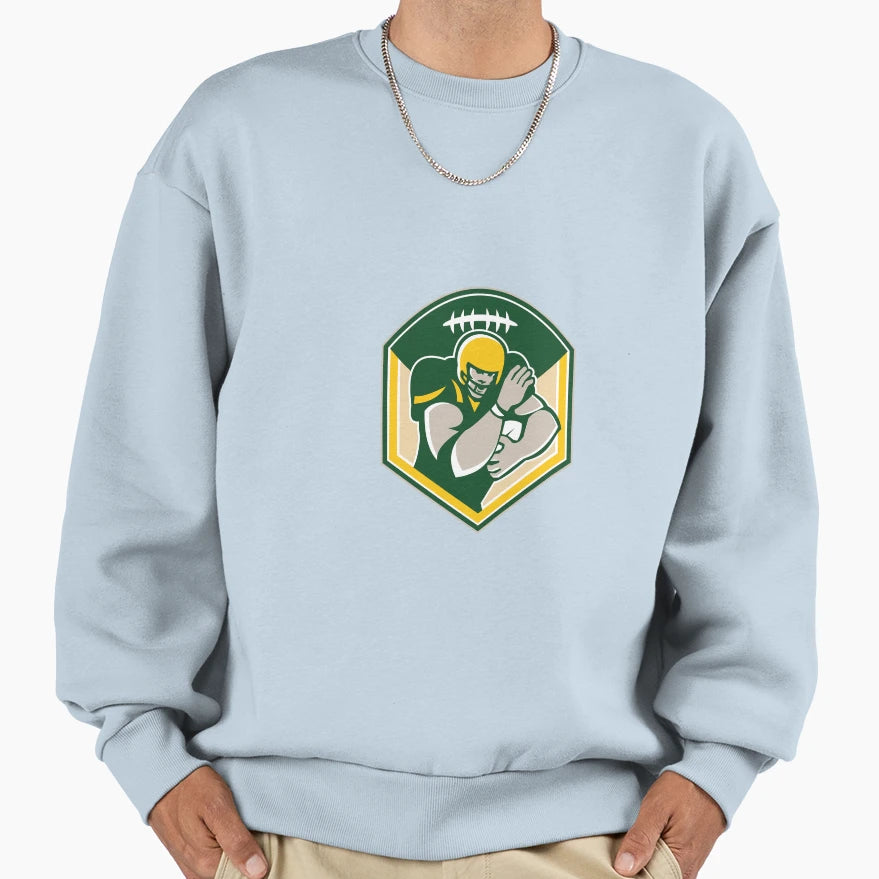 American Gridiron Running Back Sweatshirt - Graphic Print for Adults - T-Shirt, Sweatshirt, Hoodie