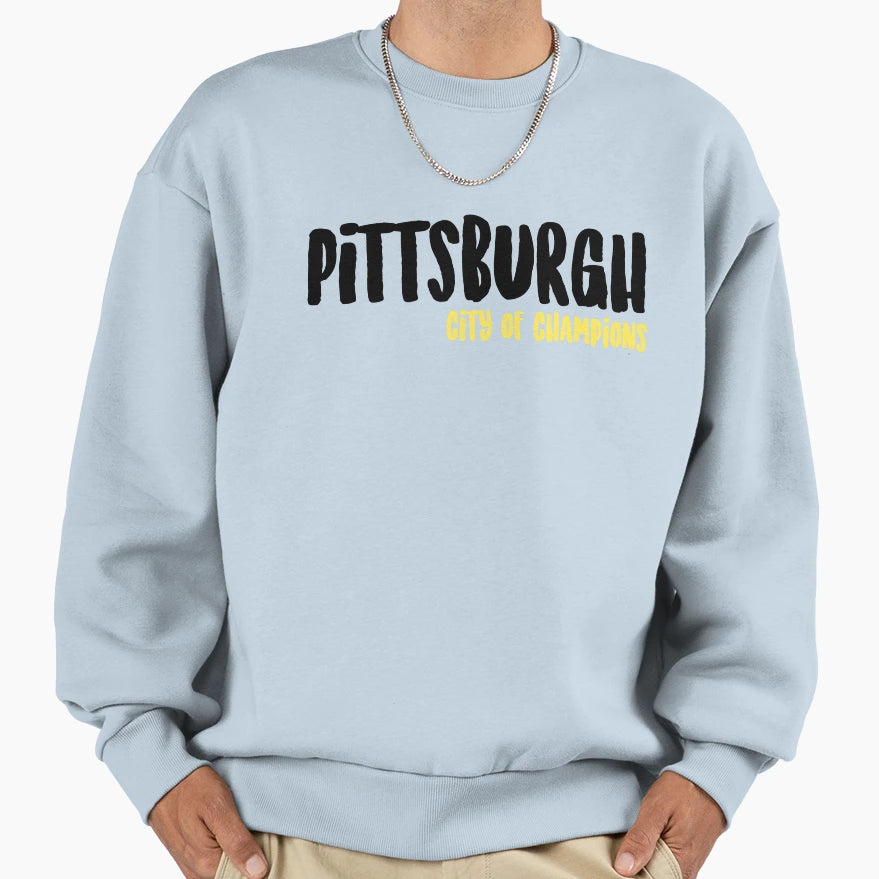 Pittsburgh City Champions Sweatshirt - Graphic Print Unisex - T-Shirt, Sweatshirt, Hoodie
