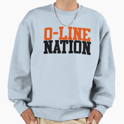 O Line Nation Sweatshirt - Unique Graphic Men Women - T-Shirt, Sweatshirt, Hoodie