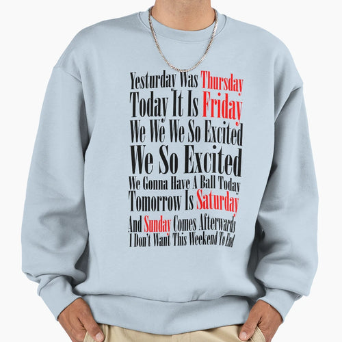 Rebecca Black Friday Sweatshirt - Unique Graphic for Adults - T-Shirt, Sweatshirt, Hoodie