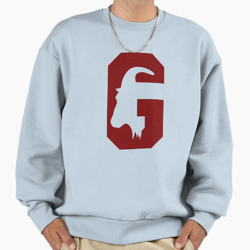 Goat Big G Sweatshirt - Minimalist Print Men Women - T-Shirt, Sweatshirt, Hoodie