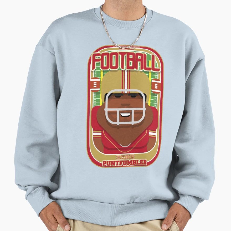 American Football Red And Gold Sweatshirt - Unique Graphic for Adults - T-Shirt, Sweatshirt, Hoodie
