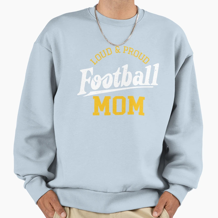 Football Mom T-Shirt - Aesthetic Graphic Unisex - T-Shirt, Sweatshirt, Hoodie