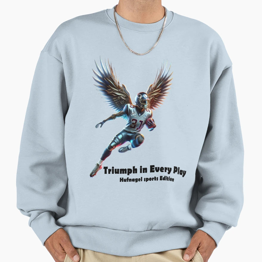Attack Titans Football Sweatshirt - Casual Everyday Wear for Adults - T-Shirt, Sweatshirt, Hoodie
