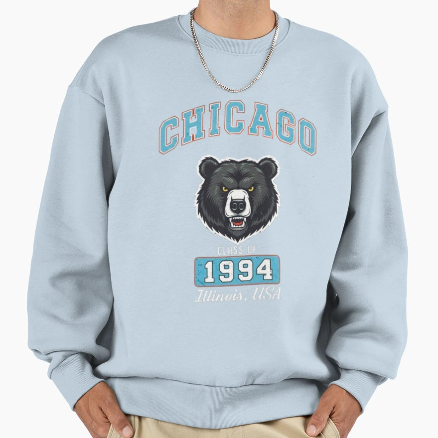 Chicago Sweatshirt - Casual Everyday Wear Unisex - T-Shirt, Sweatshirt, Hoodie
