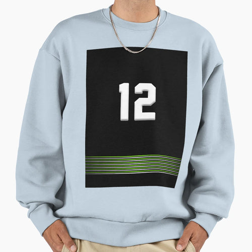 Baseball Neon Jersey Lovers Neon Glow Sweatshirt - Unique Graphic Unisex - T-Shirt, Sweatshirt, Hoodie