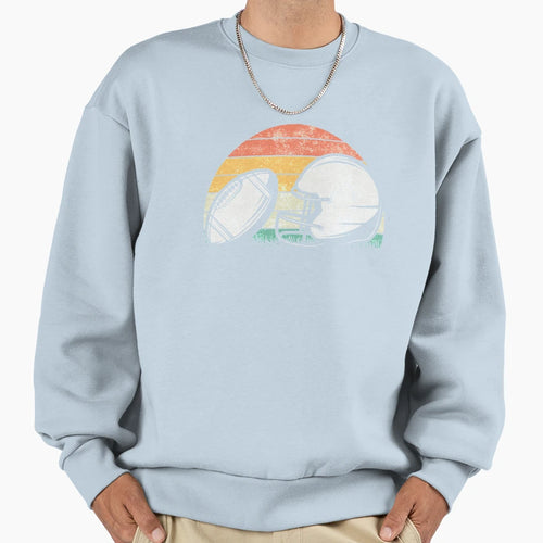 Football Game Day Sunset Sweatshirt - Casual Everyday Wear Men Women - T-Shirt, Sweatshirt, Hoodie