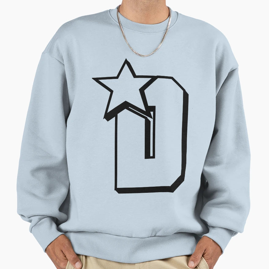 Letter D Sweatshirt - Unique Graphic for Adults - T-Shirt, Sweatshirt, Hoodie