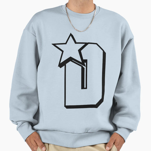 Letter D Sweatshirt - Unique Graphic for Adults - T-Shirt, Sweatshirt, Hoodie