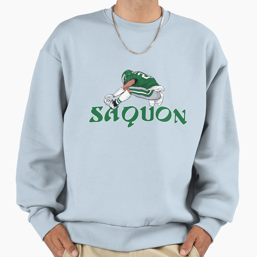 Saquon Hurdle Sweatshirt - Minimalist Print Unisex - T-Shirt, Sweatshirt, Hoodie