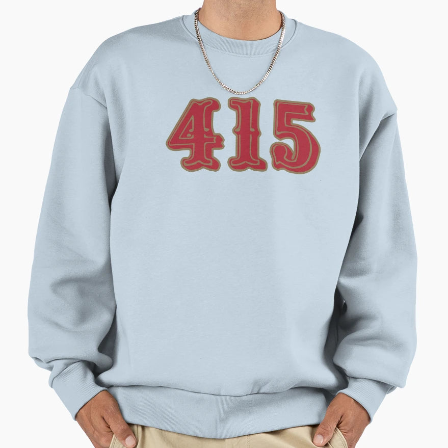 San Francisco Lyfe 415 Sweatshirt - Unique Graphic Men Women - T-Shirt, Sweatshirt, Hoodie