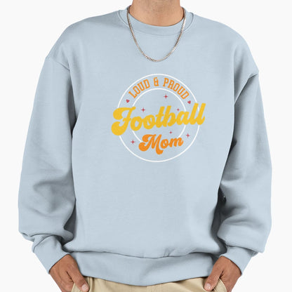 Football Mom T-Shirt - Minimalist Print Men Women - T-Shirt, Sweatshirt, Hoodie