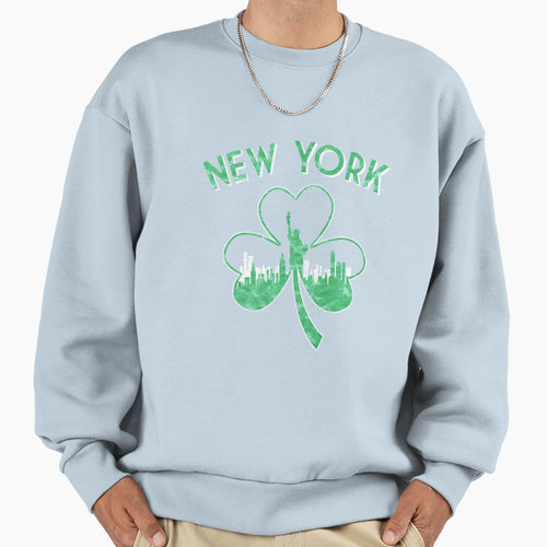 Irish New York 2 Green New York Sweatshirt - Streetwear Style Men Women - T-Shirt, Sweatshirt, Hoodie