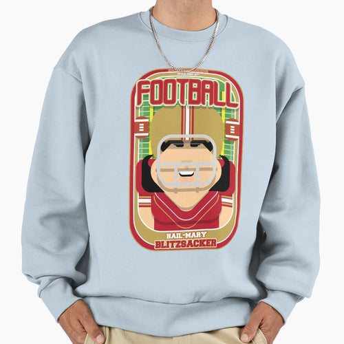 American Football Red And Gold Hail Sweatshirt - Unique Graphic Men Women - T-Shirt, Sweatshirt, Hoodie