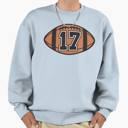 Football 17 Sweatshirt - Trendy Graphic for Adults - T-Shirt, Sweatshirt, Hoodie