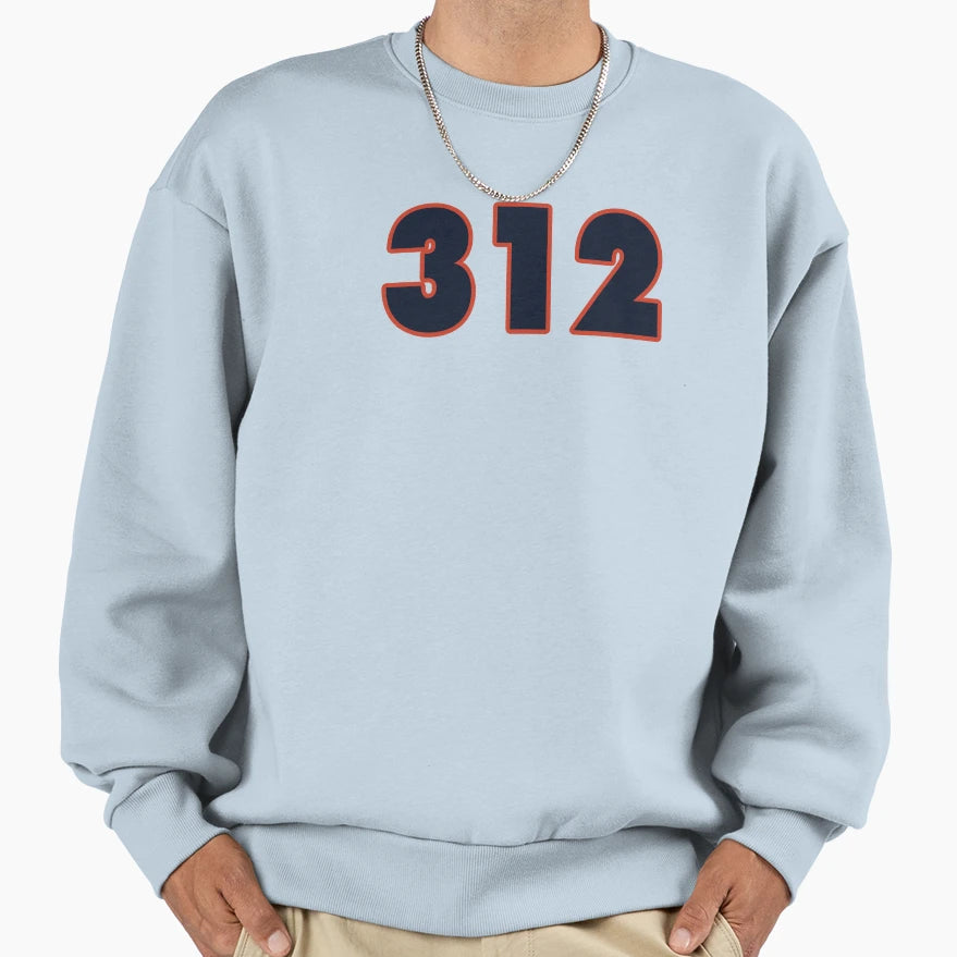 Chicago Lyfe 312 Sweatshirt - Graphic Print Unisex - T-Shirt, Sweatshirt, Hoodie