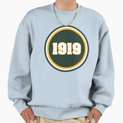 1919 Patch Sweatshirt - Minimalist Print Men Women - T-Shirt, Sweatshirt, Hoodie