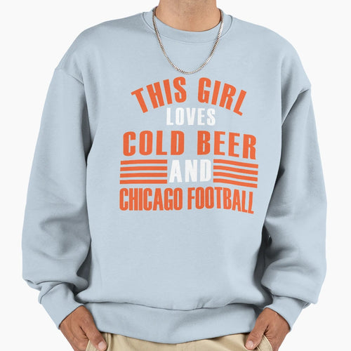 This Loves Cold Beer And Sweatshirt - Casual Everyday Wear for Adults - T-Shirt, Sweatshirt, Hoodie