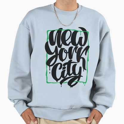 New York City Raised Me New York Sweatshirt - Minimalist Print for Adults - T-Shirt, Sweatshirt, Hoodie