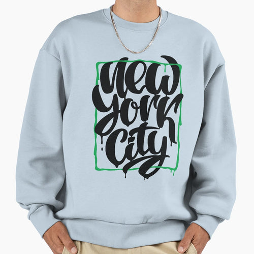 New York City Raised Me New York Sweatshirt - Minimalist Print for Adults - T-Shirt, Sweatshirt, Hoodie